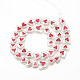 Chapelets de perles vernissées manuelles LAMP-R139-04C-2
