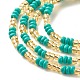 2Pcs Summer Jewelry Waist Bead NJEW-C00024-01-8