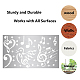 GORGECRAFT 2 Styles Metal Musical Notes Stencil Templates Reusable Stainless Steel Drawing Journal Stencil for Painting on Wood Wall Canvas Pyrography Engraving DIY-WH0378-007-6