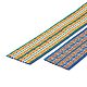 Banda de goma de fibra elástica plana de color étnico EC-XCP0001-25-3