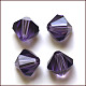 Abalorios de cristal austriaco de imitación SWAR-F022-4x4mm-539-1