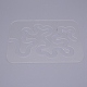 Modelli di trapuntatura acrilica righelli DIY-WH0190-25-1