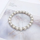 Pulseras elásticas con cuentas de perlas de imitación de plástico para mujer TT2462-1-3