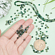 Nbeads alrededor de 246 pieza de cuentas de piedras preciosas microfacetadas de 3 mm G-NB0004-12-3