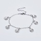 Perle de rocaille en verre réglable et ensembles de bracelets jonc en alliage de zinc de style tibétain BJEW-JB04282-01-6