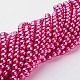 Glass Pearl Beads Strands HY-8D-B17-3