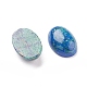Cabochons naturels de chrysocolle et de lapis-lazuli G-I285-02B-2