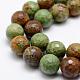Chapelets de perles en opale vert naturel G-K209-05A-12mm-3