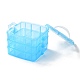 Caja de almacenamiento desmontable de plástico pp portátil rectangular CON-D007-02E-3