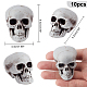 NBEADS Plastic Skull Home Decorations KY-NB0001-23-4