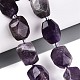 Natürlichen Amethyst Perlen Stränge&nbsp;G-N362-07A-07-1