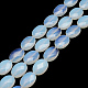 Facettierte ovale Opalite Perlen Stränge G-R303-11-1