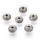 Tibetan Style Alloy Spacer Beads TIBE-Q063-40AS-RS-3