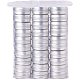 PandaHall 1 Oz Aluminum Tins Cans Round Storage Jars Containers Screw Lids Metal Tins Travel Tins Cosmetic Refillable Containers CON-PH0001-06B-5