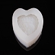 Moldes de silicona de bandeja de joyería de corazón X-AJEW-WH0022-09-1
