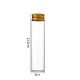 Bottiglie di vetro trasparente contenitori di perline CON-WH0085-75H-02-1