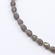 Opaque Solid Color Crystal Glass Faceted Teardrop Beads Strands GLAA-F022-A10-2