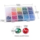 450 pièces 15 brins de perles de verre électrolytiques de style GLAA-YW0001-60-4