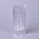 透明なプラスチック製のキャンドル型  キャンドル作り用  柱状  透明  52x52x125mm  内径：45x45x105mm AJEW-WH0109-06-1