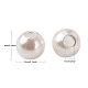 Perles acryliques de perles d'imitation PL609-1-3