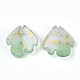 Two Tone Transparent Spray Painted Glass Charms X-GLAA-T017-05-B01-3