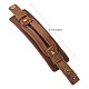 Leather Wrap Snap Bracelets BJEW-FF0007-027B-2