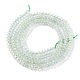 Chapelets de perles en préhnite naturelle G-E560-R01-01-2