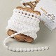 Abs plástico imitación perla guirnalda de hebra AJEW-TA0016-08-5