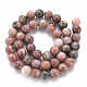 Chapelets de perles de jaspe / jaspe de kiwi / mailles naturelles rondes X-G-S170-8mm-2