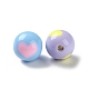 Perle acriliche opache bicolore SACR-I005-07B-2