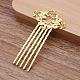 Brass Hair Comb Findings OHAR-PW0001-392G-1
