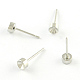 Iron Stud Earring Settings IFIN-R201-03P-1