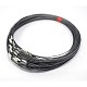 201 Stainless Steel Wire Necklace Cord TWIR-SW001-10-1