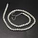 Brins de perles rondes en pierre de lune blanche naturelle G-L425-22-5mm-2