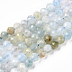 Naturelles et synthétiques mélangées perles de pierres précieuses brins G-D080-A01-01-12-4