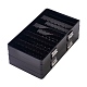 アクリルイヤリングディスプレイ  ジュエリーディスプレイラック  ブラック  52.2x21.9x1.9cm EDIS-L003-01A-2