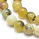 Opale jaune naturel brins de perles rondes G-M296-02-8mm-3