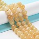 Dyed Natural Malaysia Jade Beads Strands G-G021-02B-11-2
