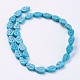 Chapelets de perles en turquoise synthétique G-E456-27A-2