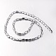 Electroplate Non-magnetic Synthetic Hematite Bead Strands G-F300-01B-01-2
