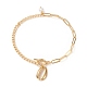 Bracelets de cheville AJEW-AN00366-02-1