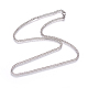 304 Stainless Steel Wheat Chain Necklaces NJEW-L160-012P-2