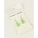 Stylish Faceted Glass Calabash Dangle Earrings EJEW-JE00428-3