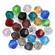 2160 pz 12 perle di vetro trasparente di colore GLAA-T024-11-4