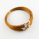 Création de bracelet en fil d'acier bijoux bricolage TWIR-R004-07-1