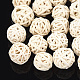 Handgefertigte geflochtene Perlen aus Rohrgeflecht / Rattan WOVE-T006-007A-1