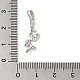 925 стержень из стерлингового серебра с родиевым покрытием STER-NH0001-21P-3