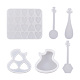 Caja de almacenamiento de púa de guitarra fashewelry moldes de silicona DIY-FW0001-06-1