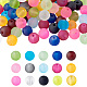 1box 15 couleurs des perles de verre transparent GLAA-X0011-02-1