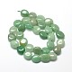 Naturali avventurina pepite verdi fili di perline G-J336-02-2